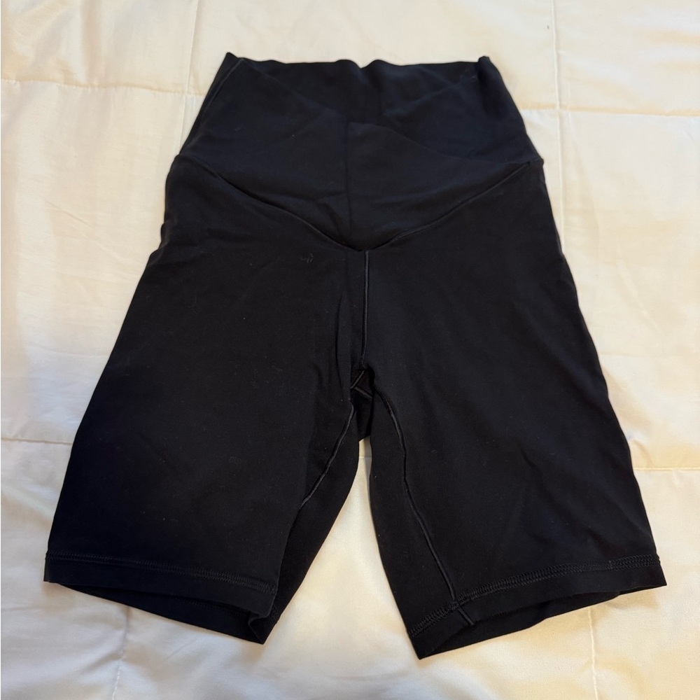 Black Aerie Crossover Biker Skorts